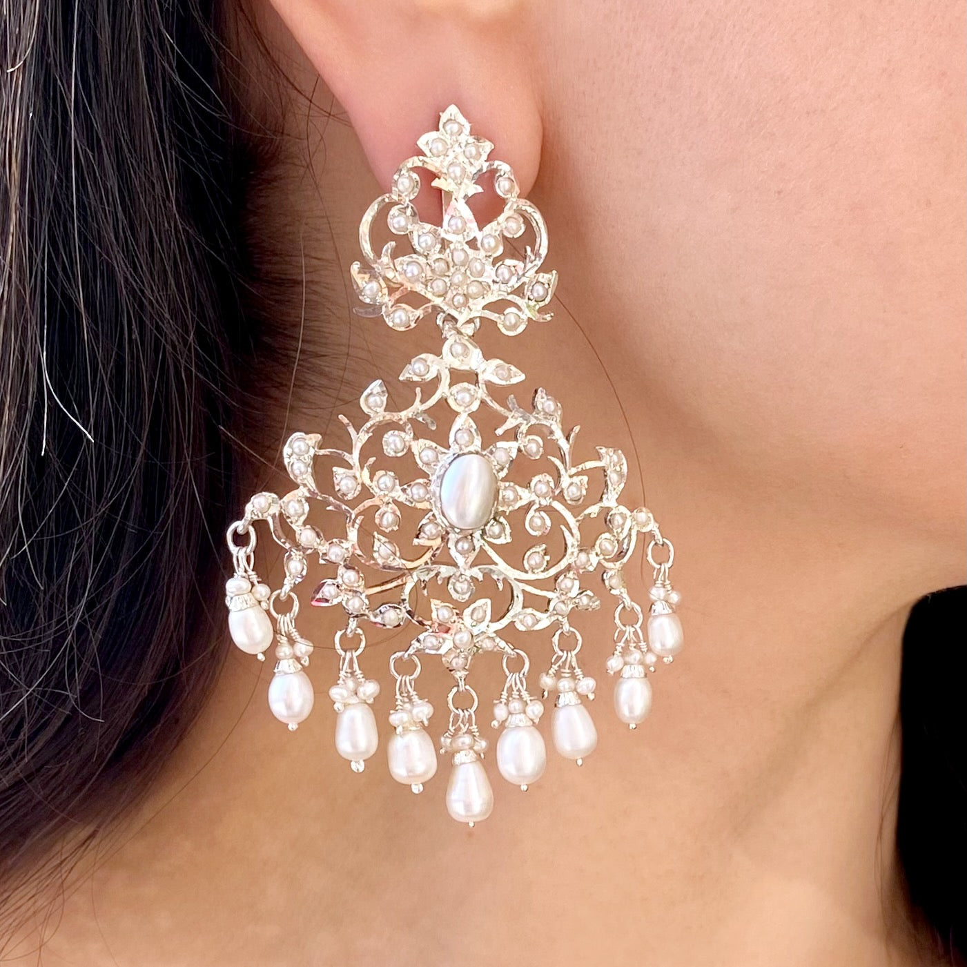 Bohemian Pearl Earrings