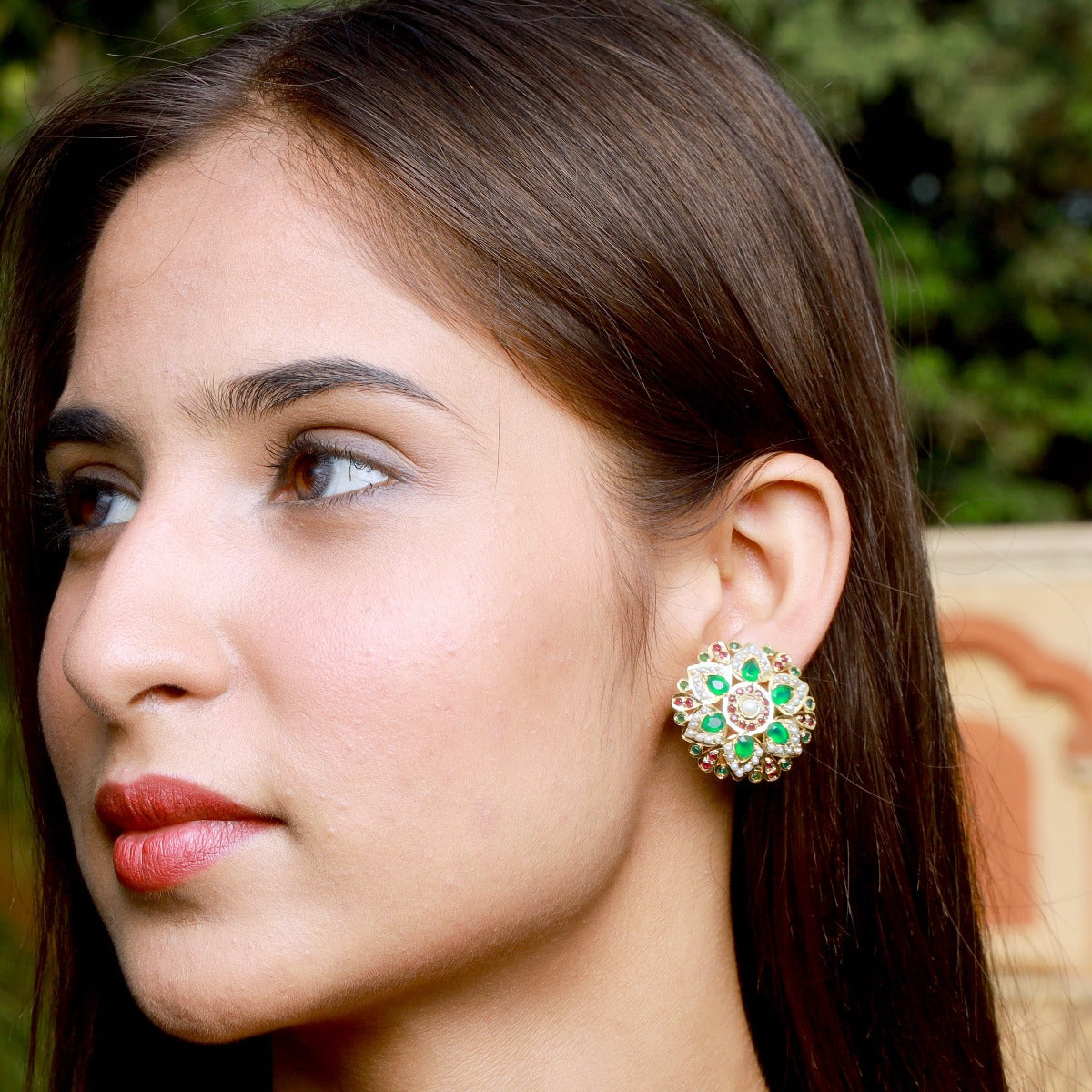 fashion indian stud earrings