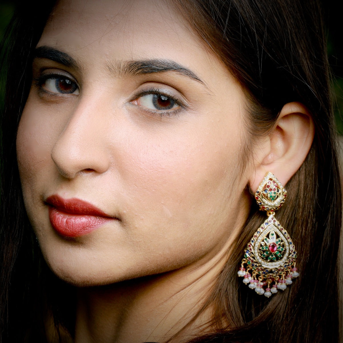 pakistani jadau earrings california