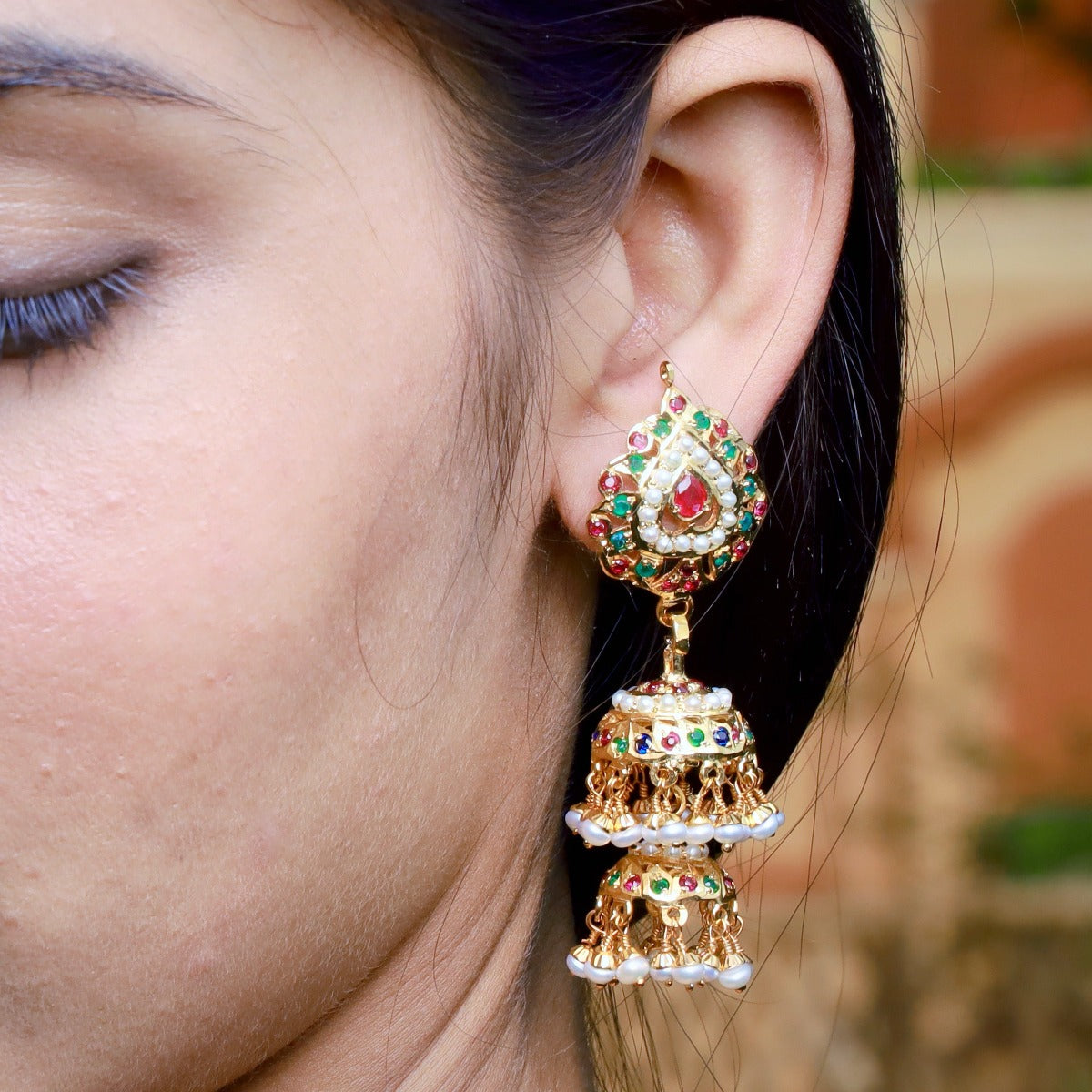 small double jhumka
