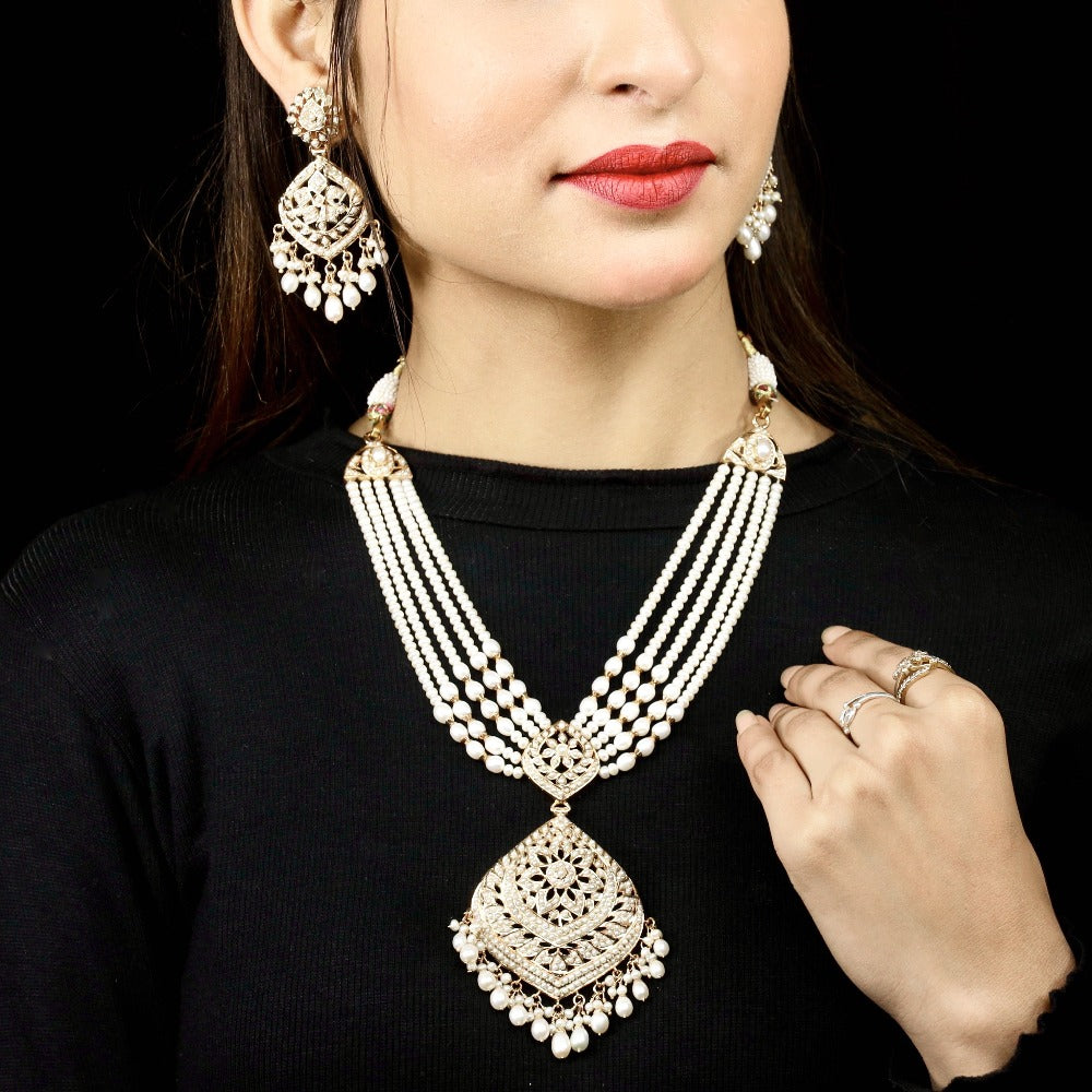 buy pearl rani haar set in new york