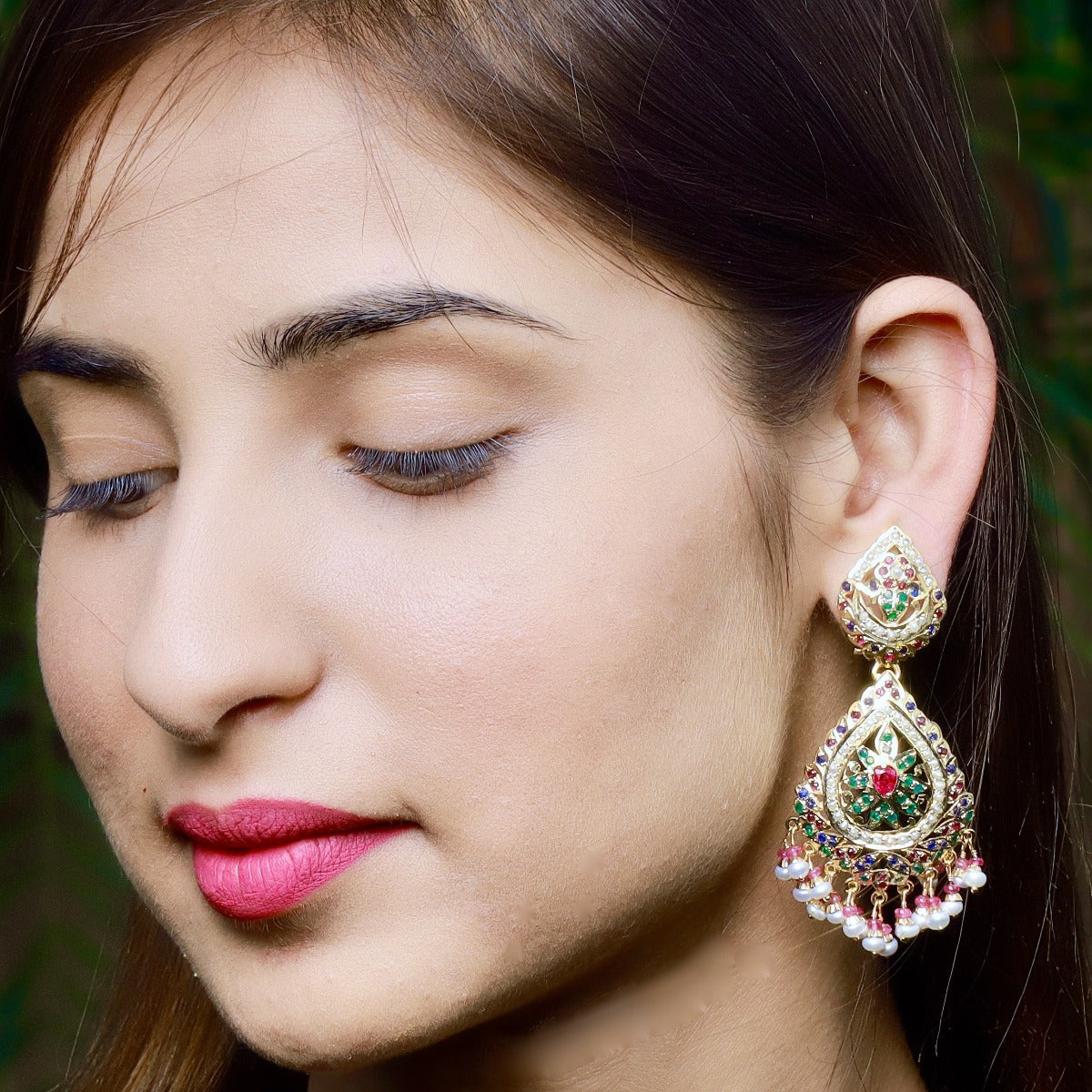 pakistani jadau earrings california