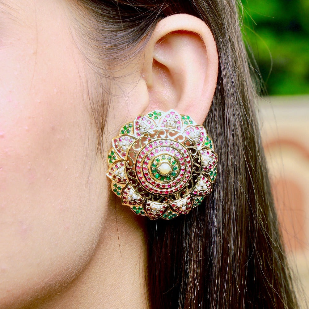 punjabi fashion stud earrings