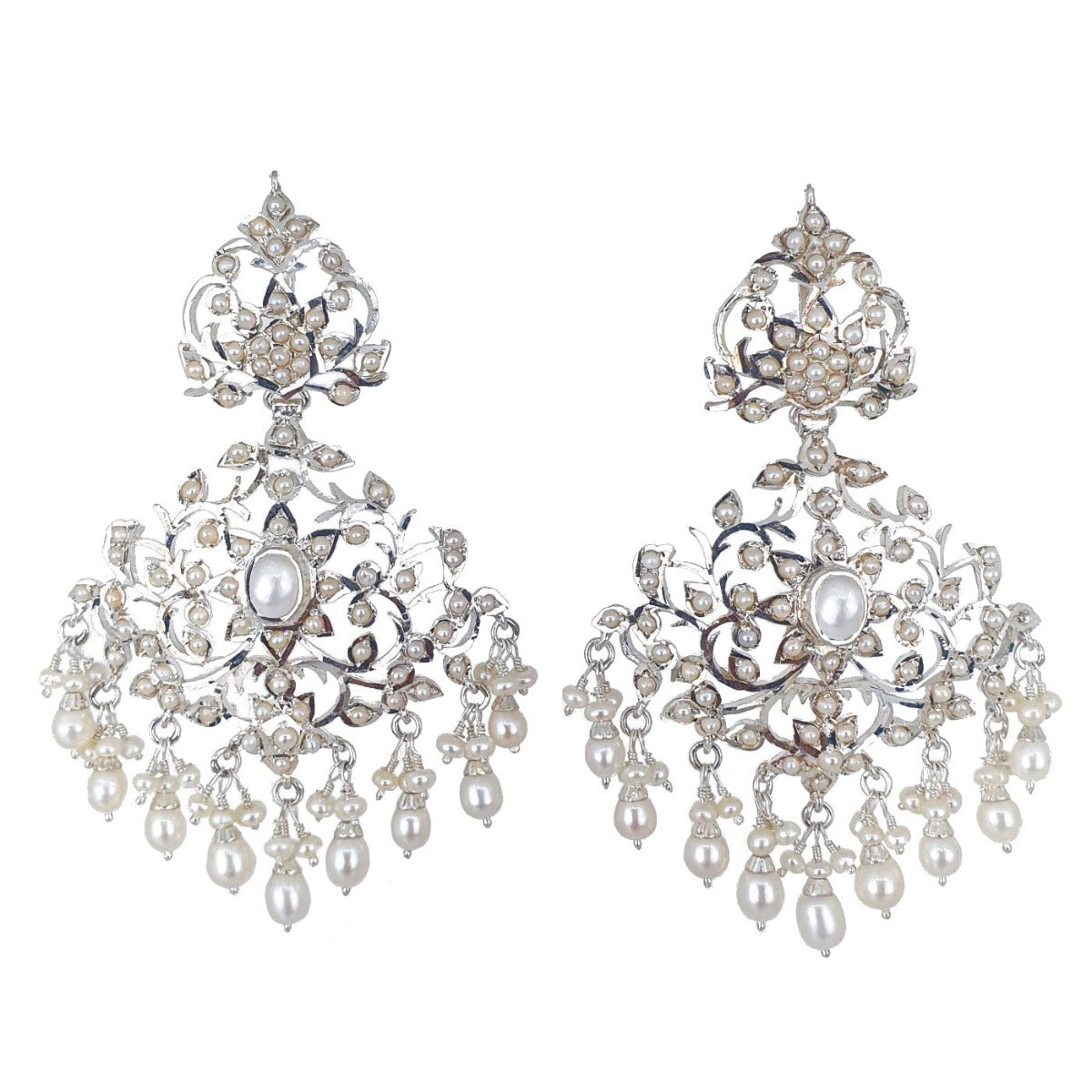Edwardian Earrings | Pearls & Sterling Silver Jewelry Online