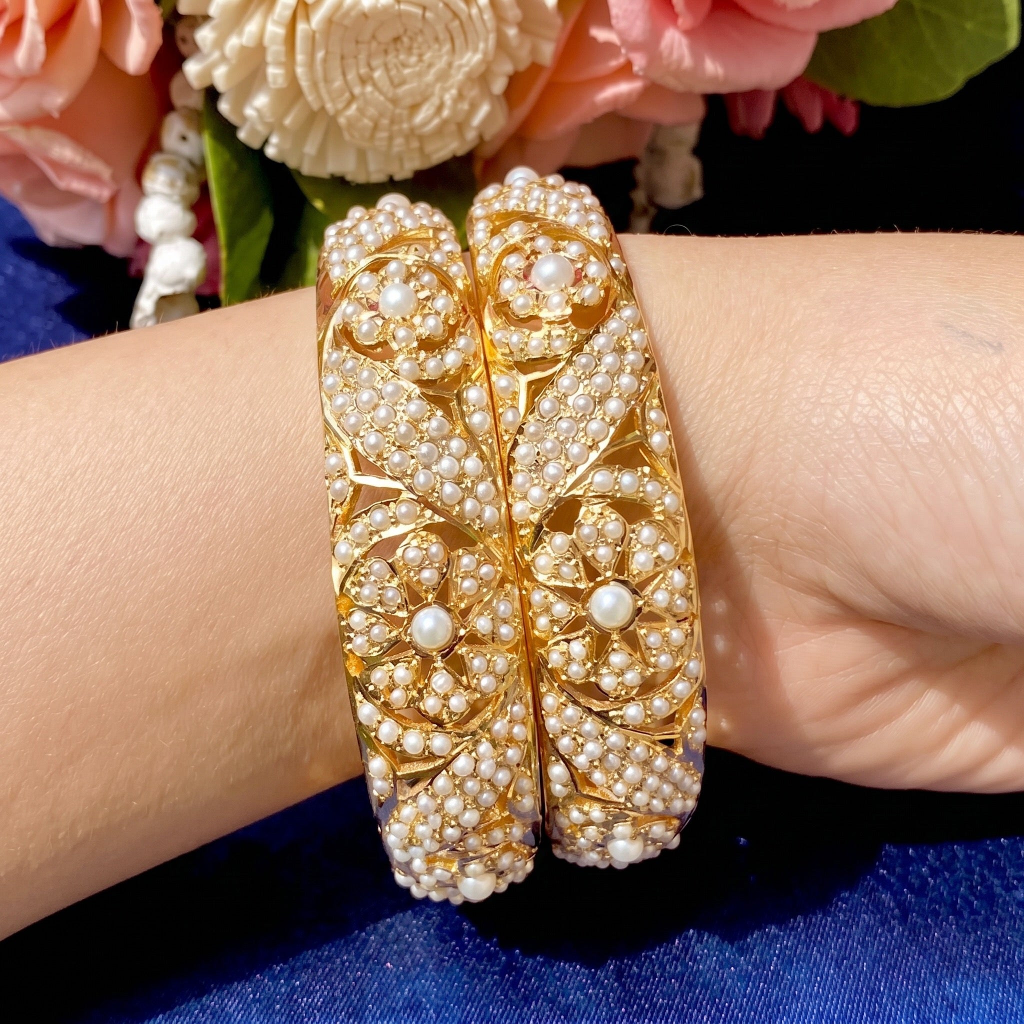 rajasthani pearl bangles
