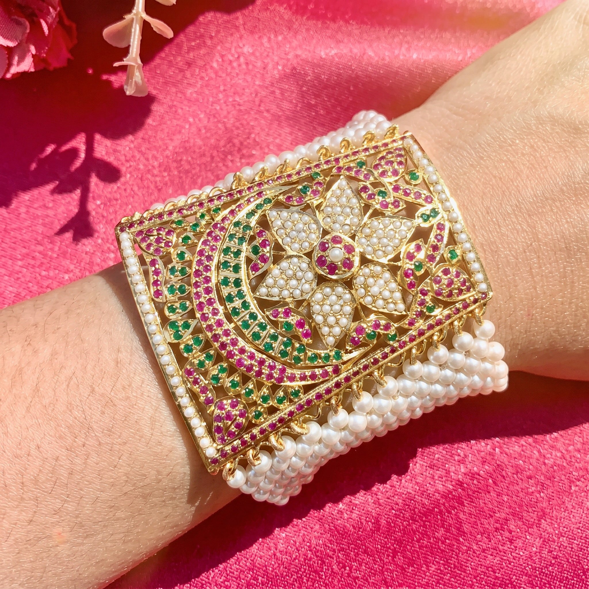 traditional mughal indian bracelet