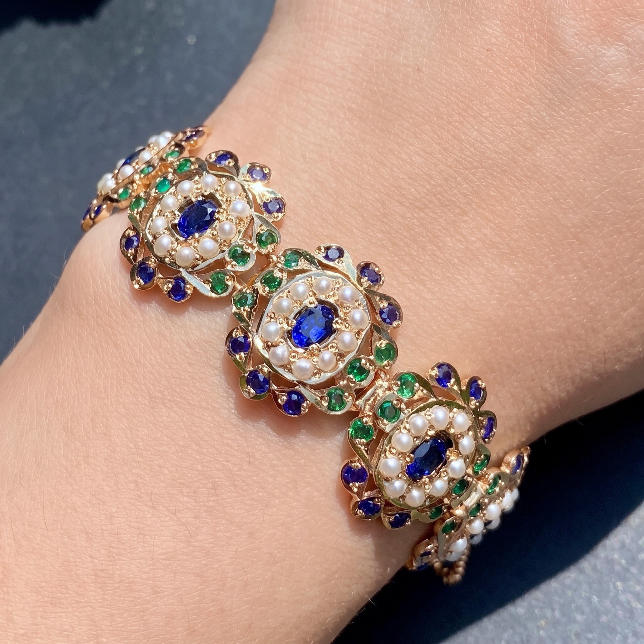 indian silver wristlet for women