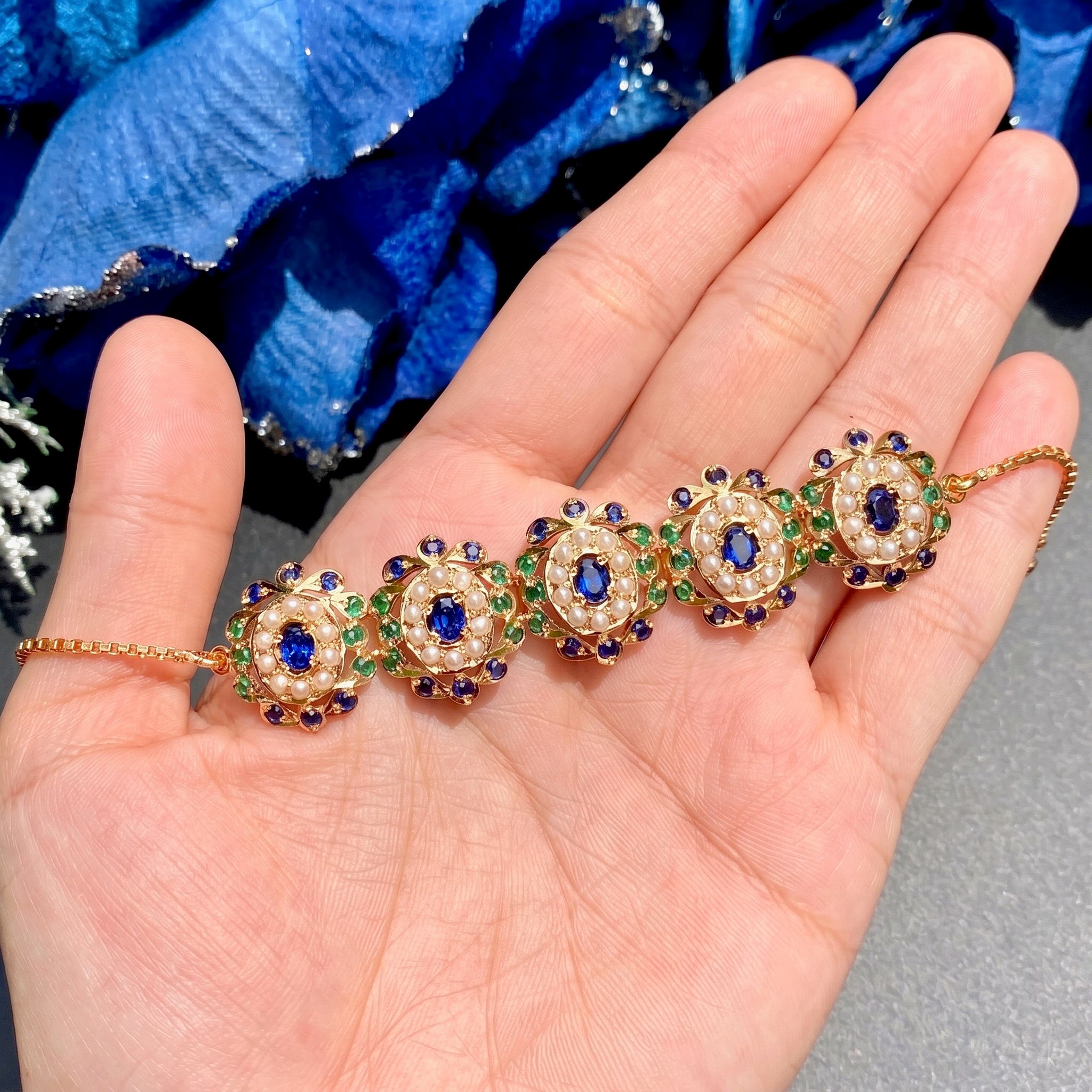 indian silver wristlet for women