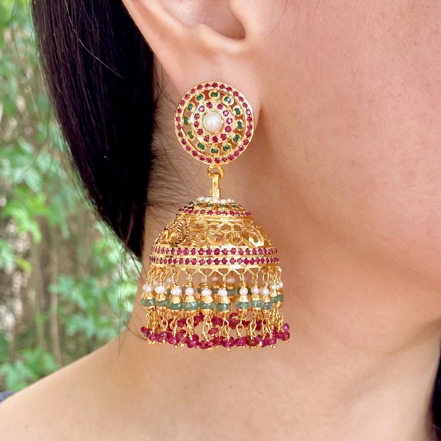 indian jhumka for women
