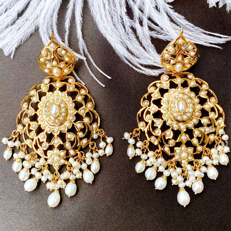 large asian pearl earrings
