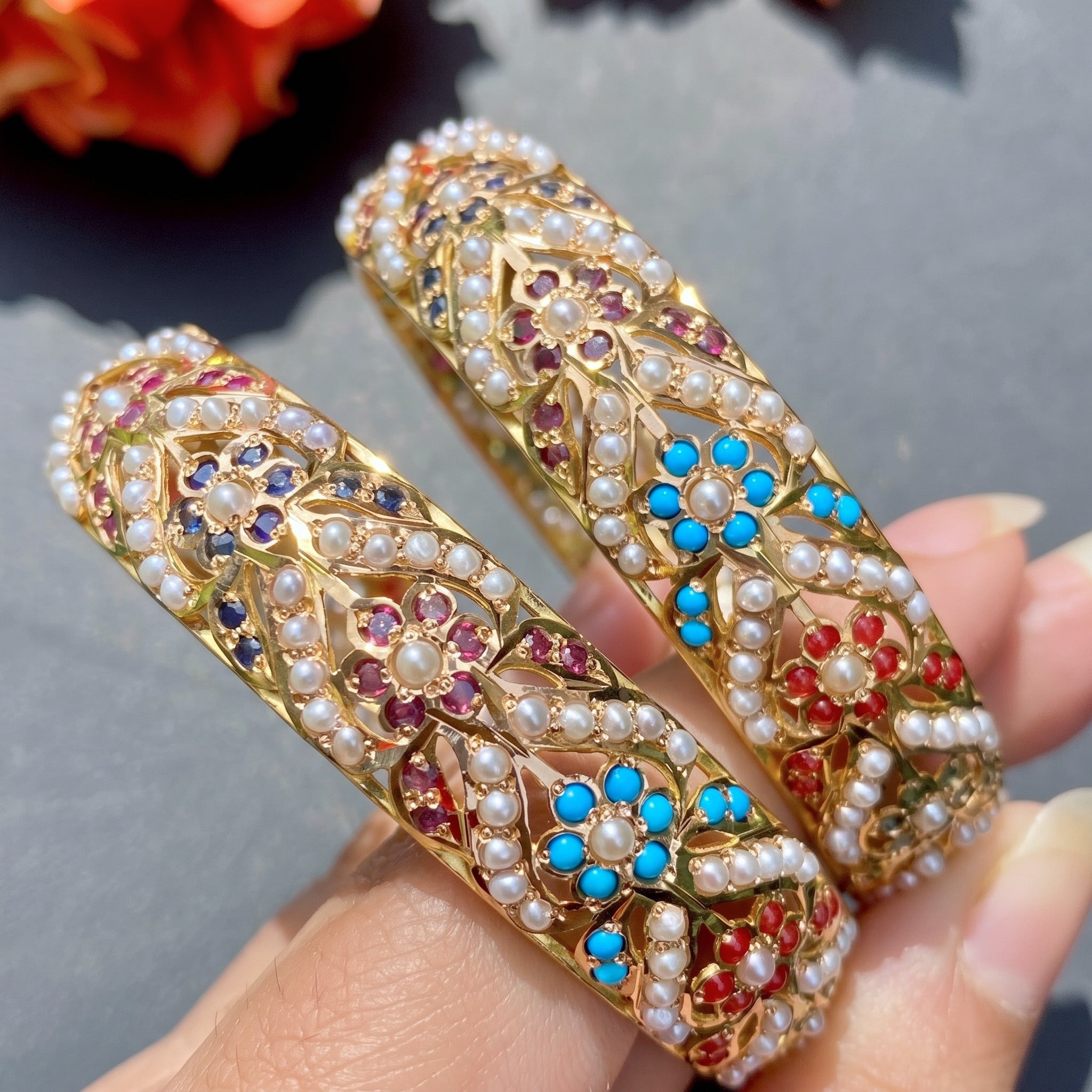 navratna indian gold bangles near me