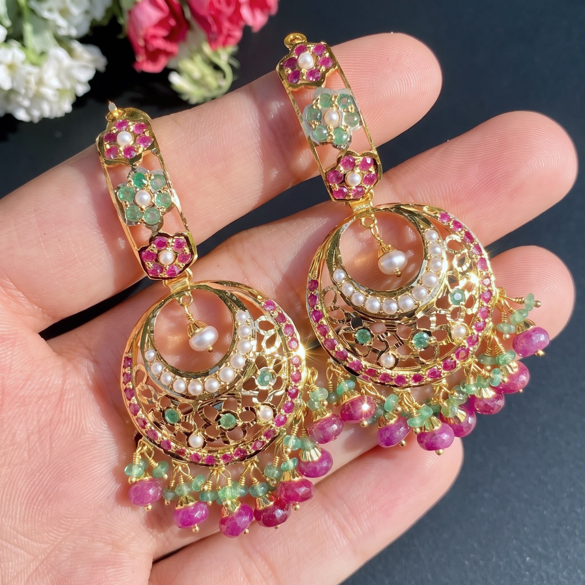 tanishq ruby emerald jewellery