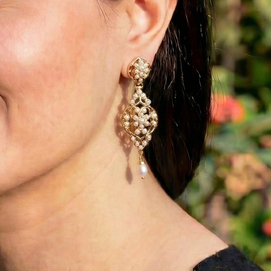 Drop & Dangle Earrings | 925 Silver | Dainty Design ER 364