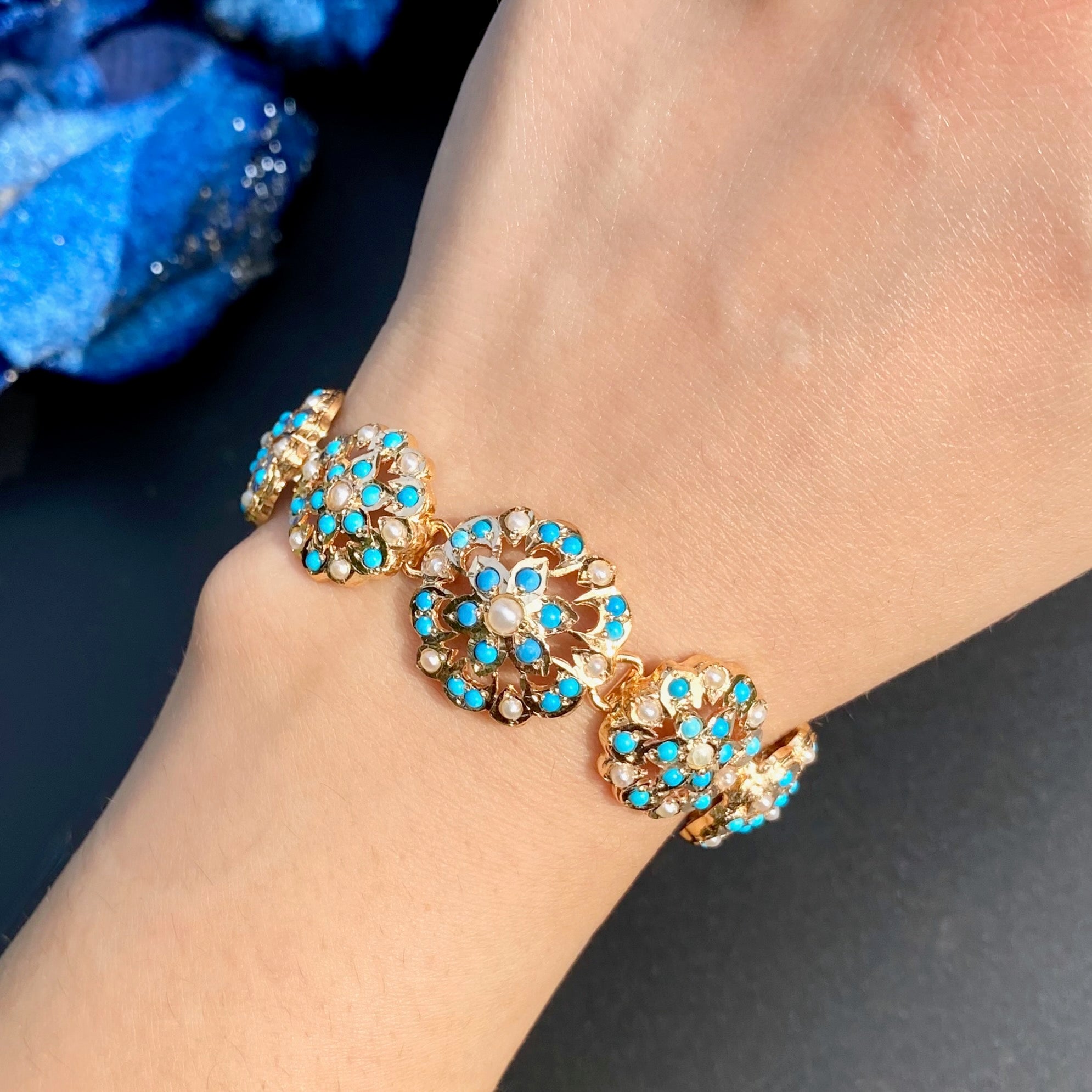 feroza turquoise bracelet