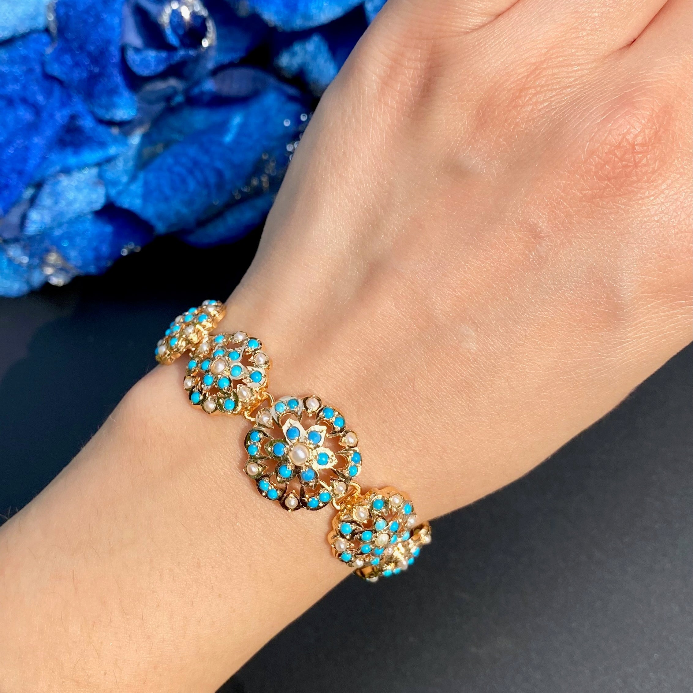 feroza turquoise bracelet