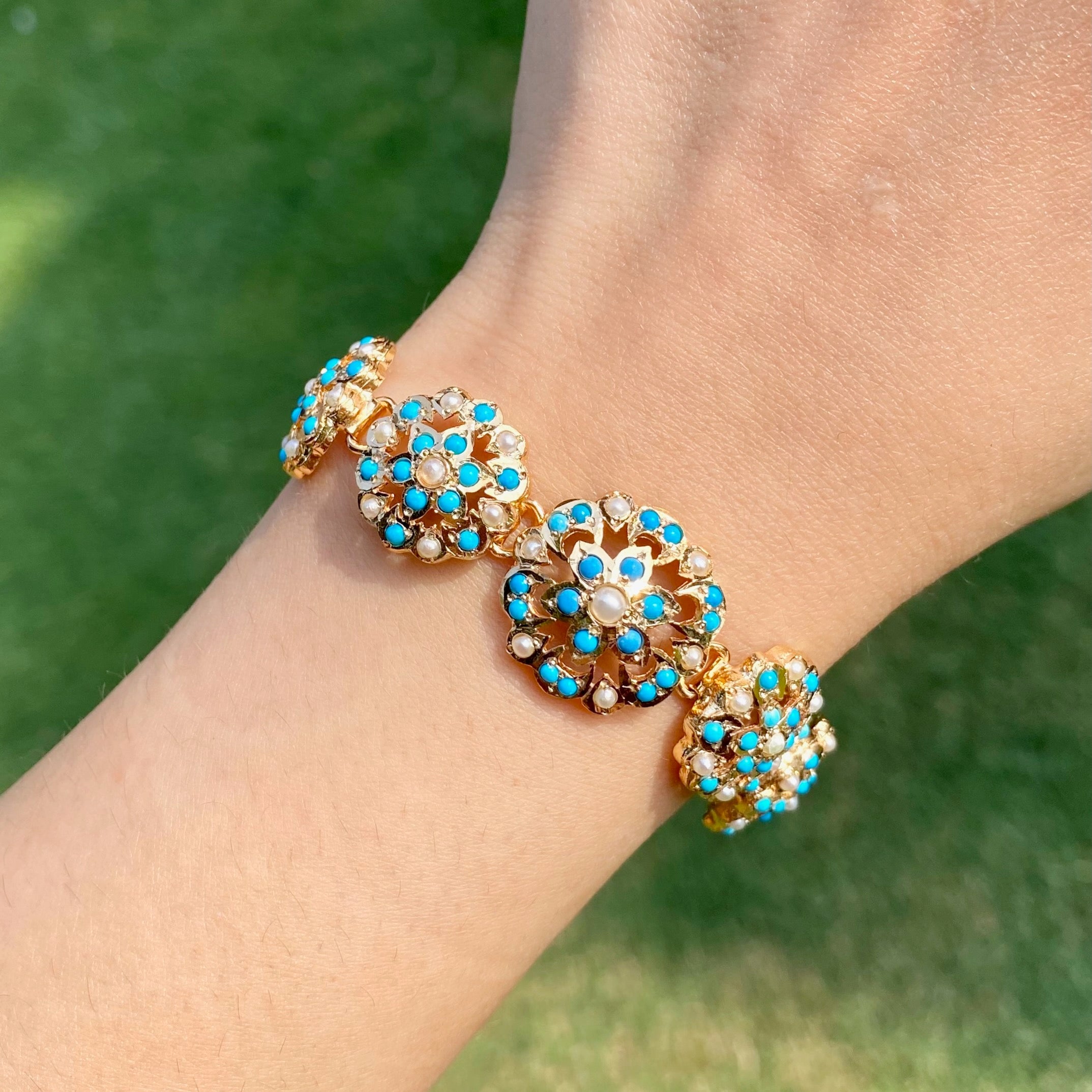 feroza turquoise bracelet