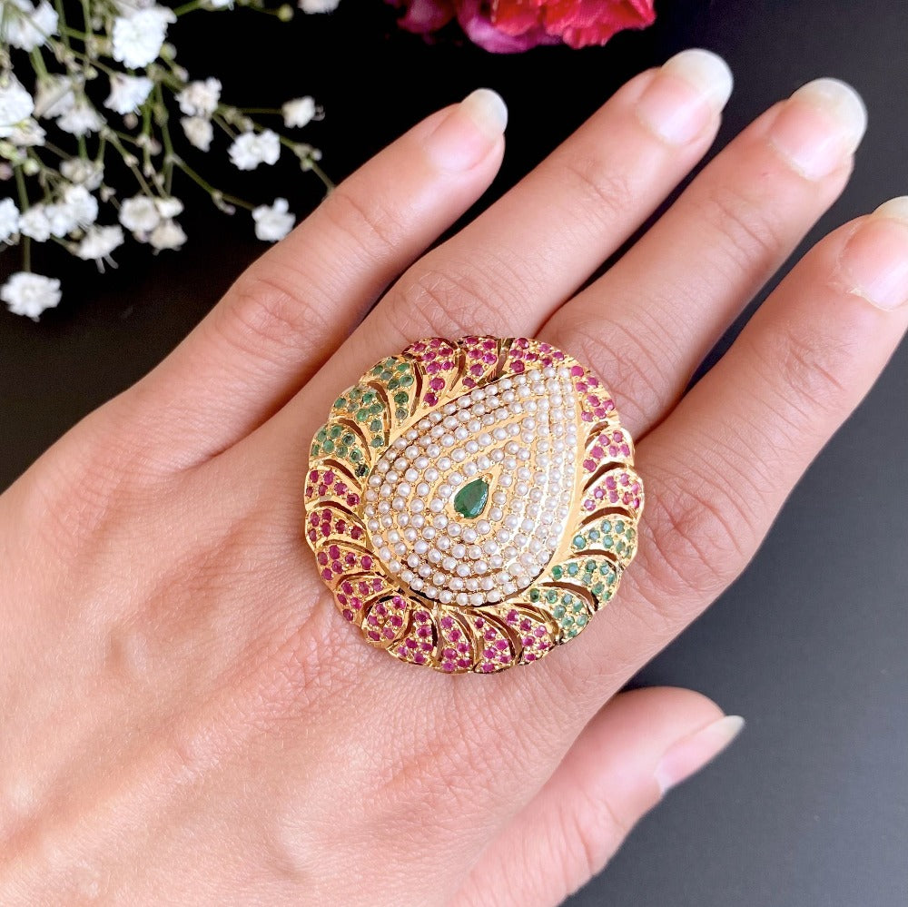 indian gold ladies ring