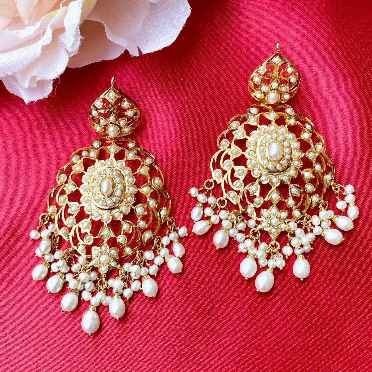 large asian pearl earrings