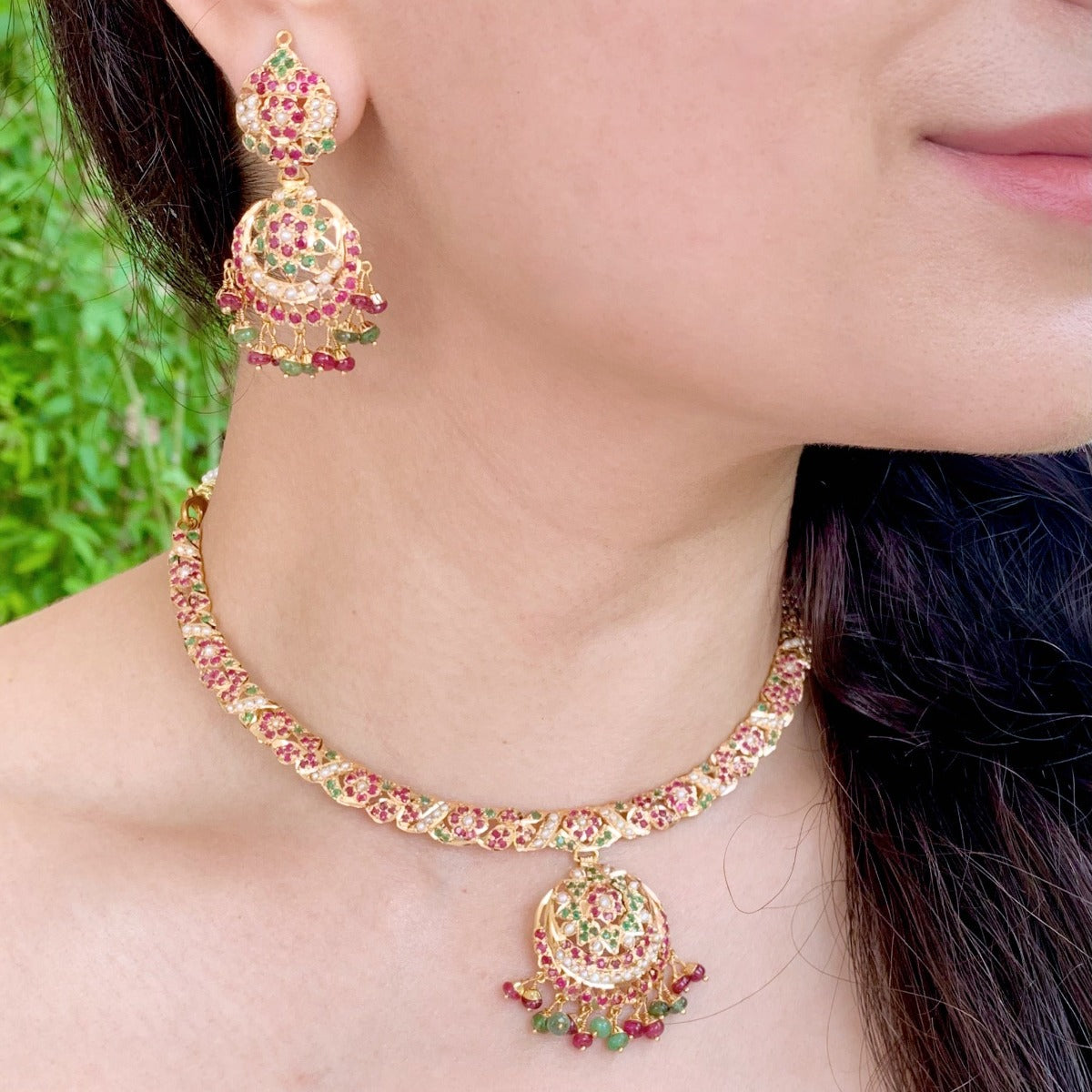 gold hasli set tanishq