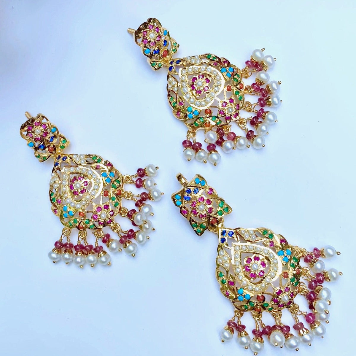 fine jadau pendant set