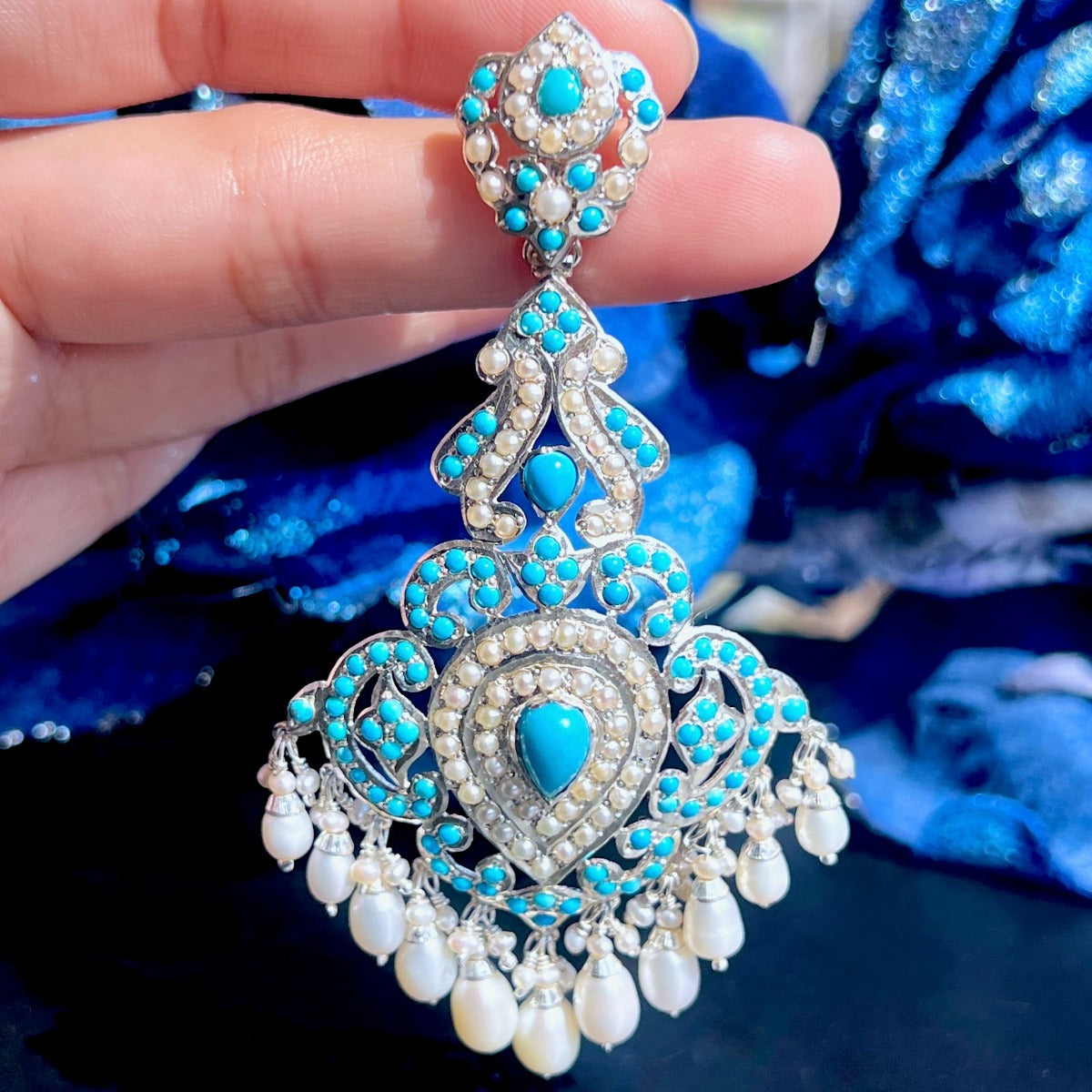 statement bohemian pheroza earrings