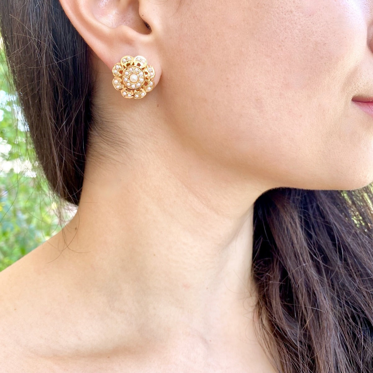 bengali pearl tops gold