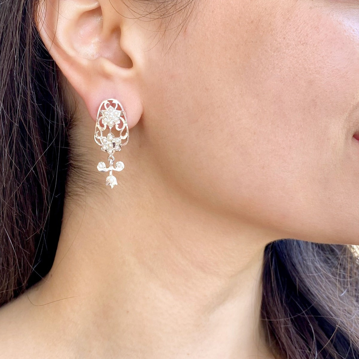 Edwardian Victorian Inspired Jewelry | Indian Earrings