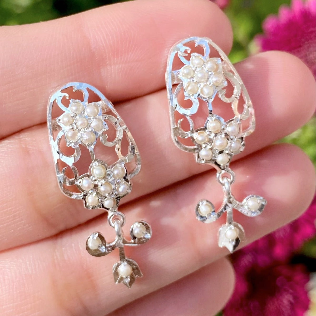 Edwardian Victorian Inspired Jewelry | Indian Earrings