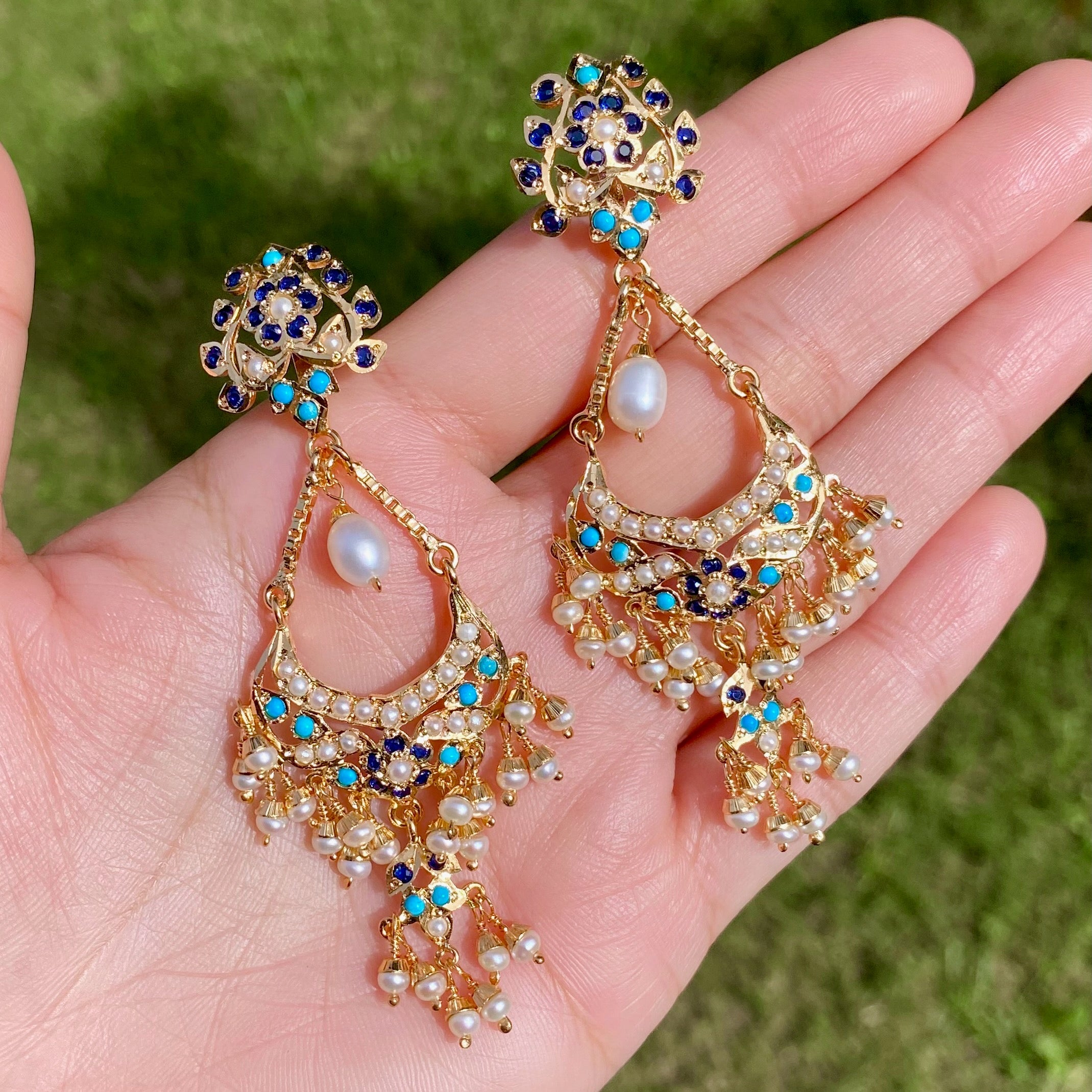 Cute Earrings for Girls | Gold Plated on Silver Base ER 632