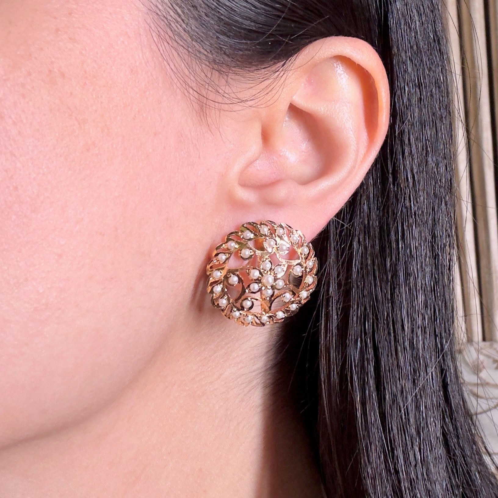 indo western stud earrings