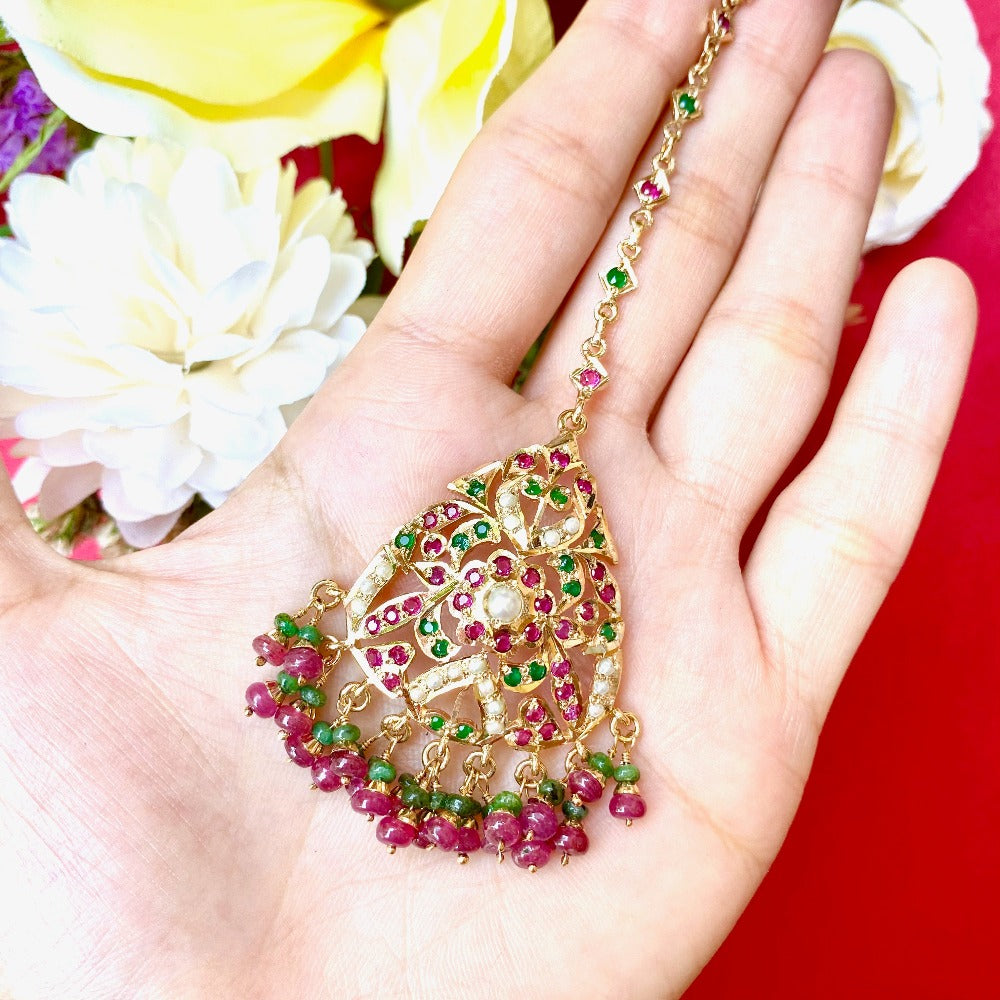 pakistani jadau tikka