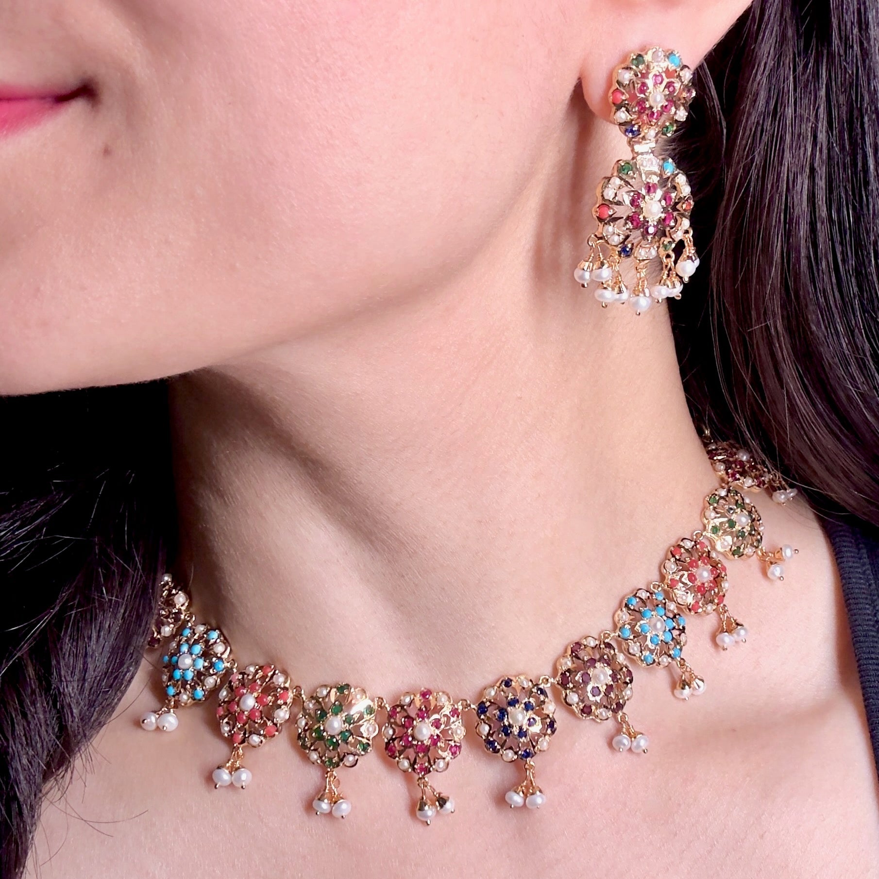 small navratan set indian