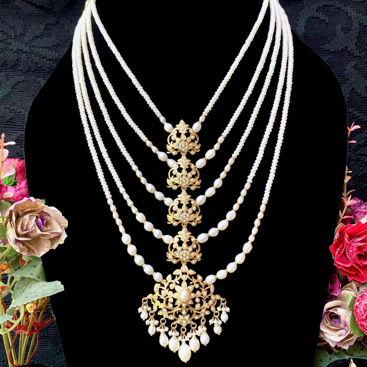 pakistani pearl rani haar