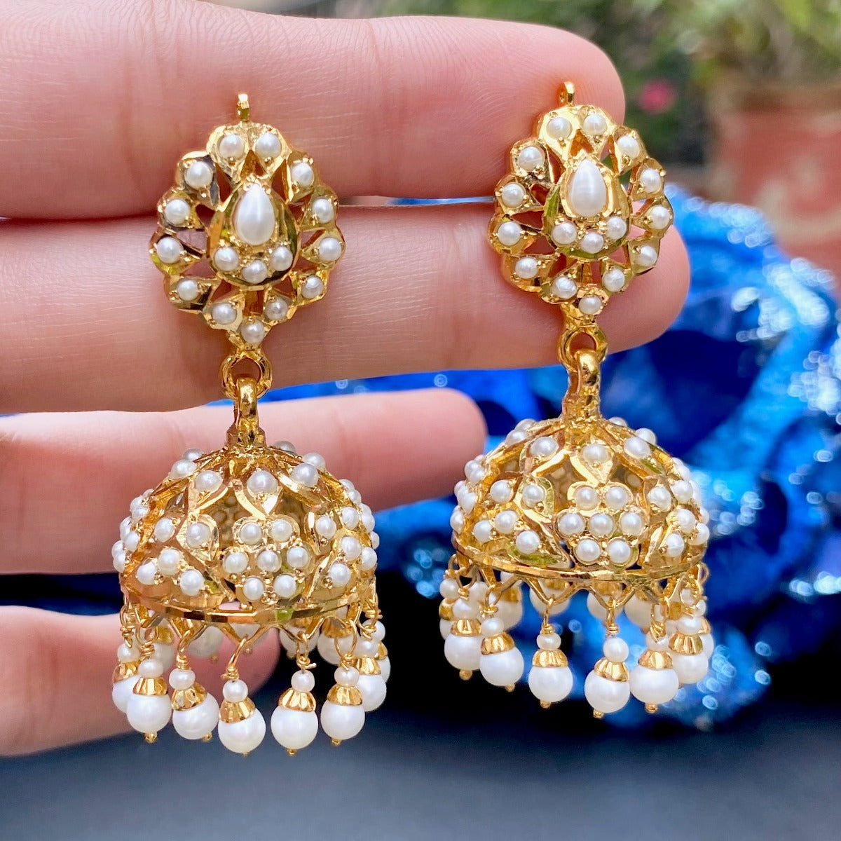 indian pearl jhumka usa