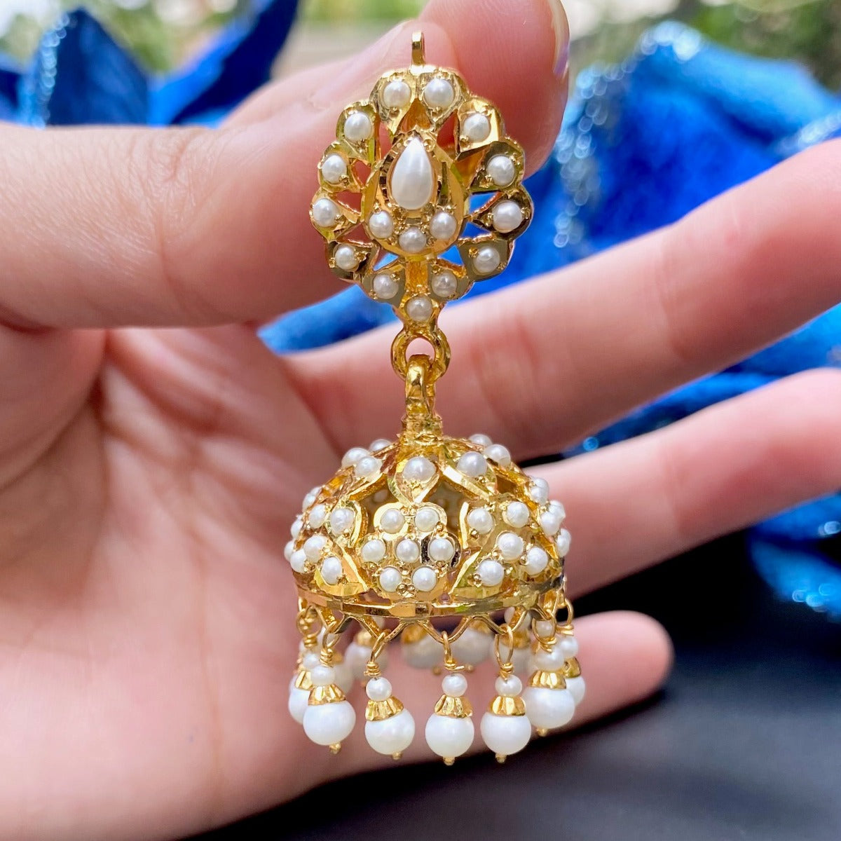 indian pearl jhumka usa