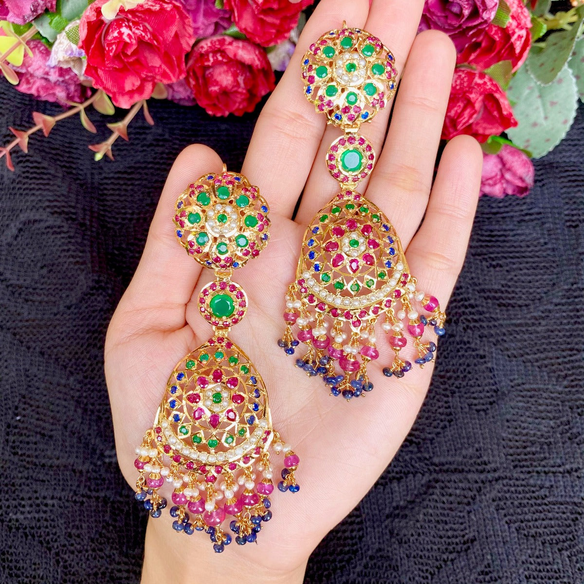 broad and heavy necklace set for indian brides