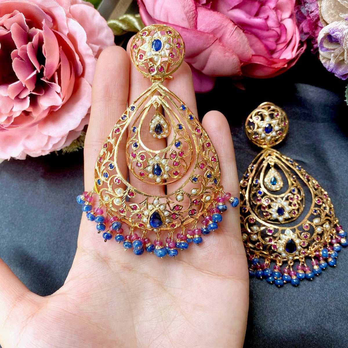 big statement chandbali earrings