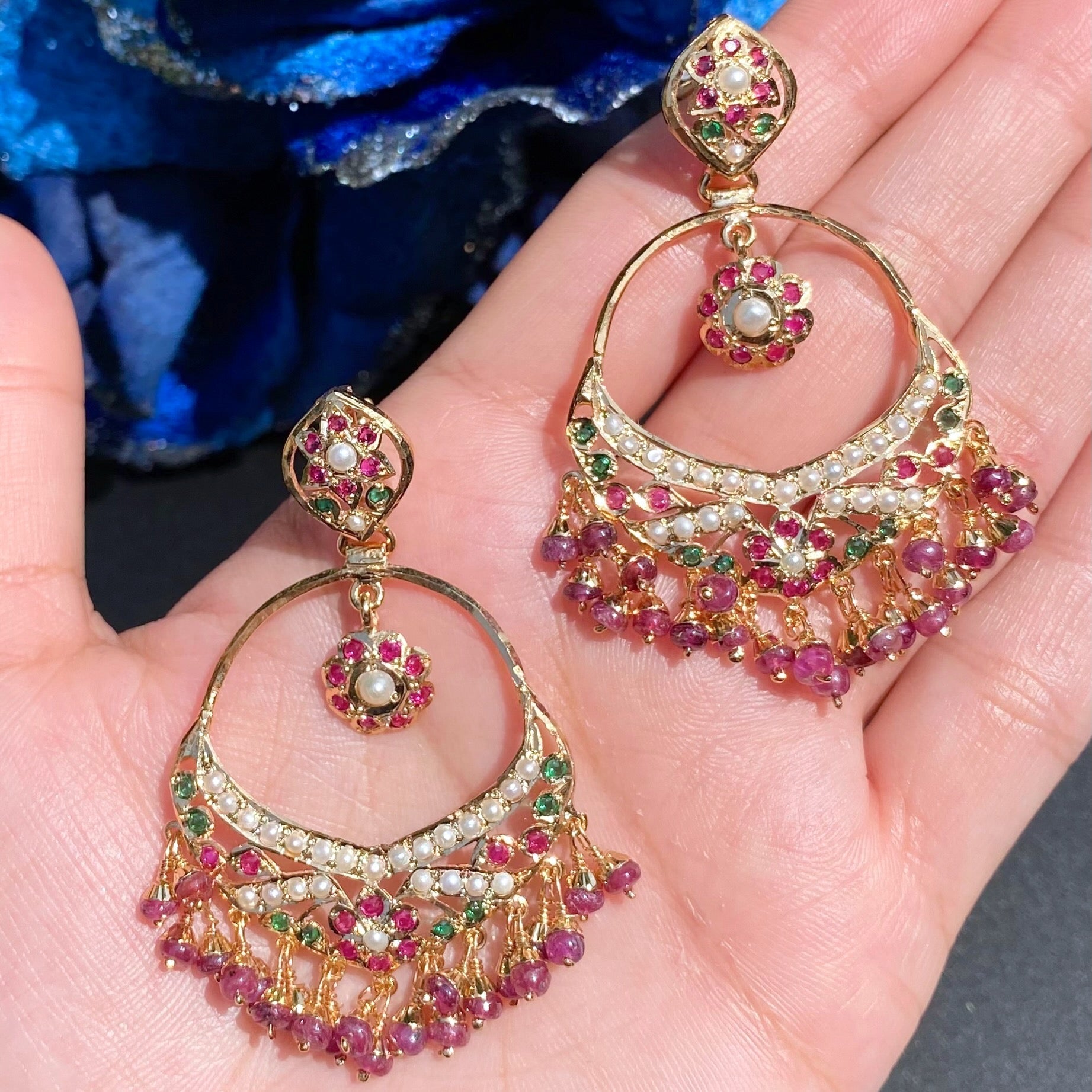 indian necklace ruby emerald