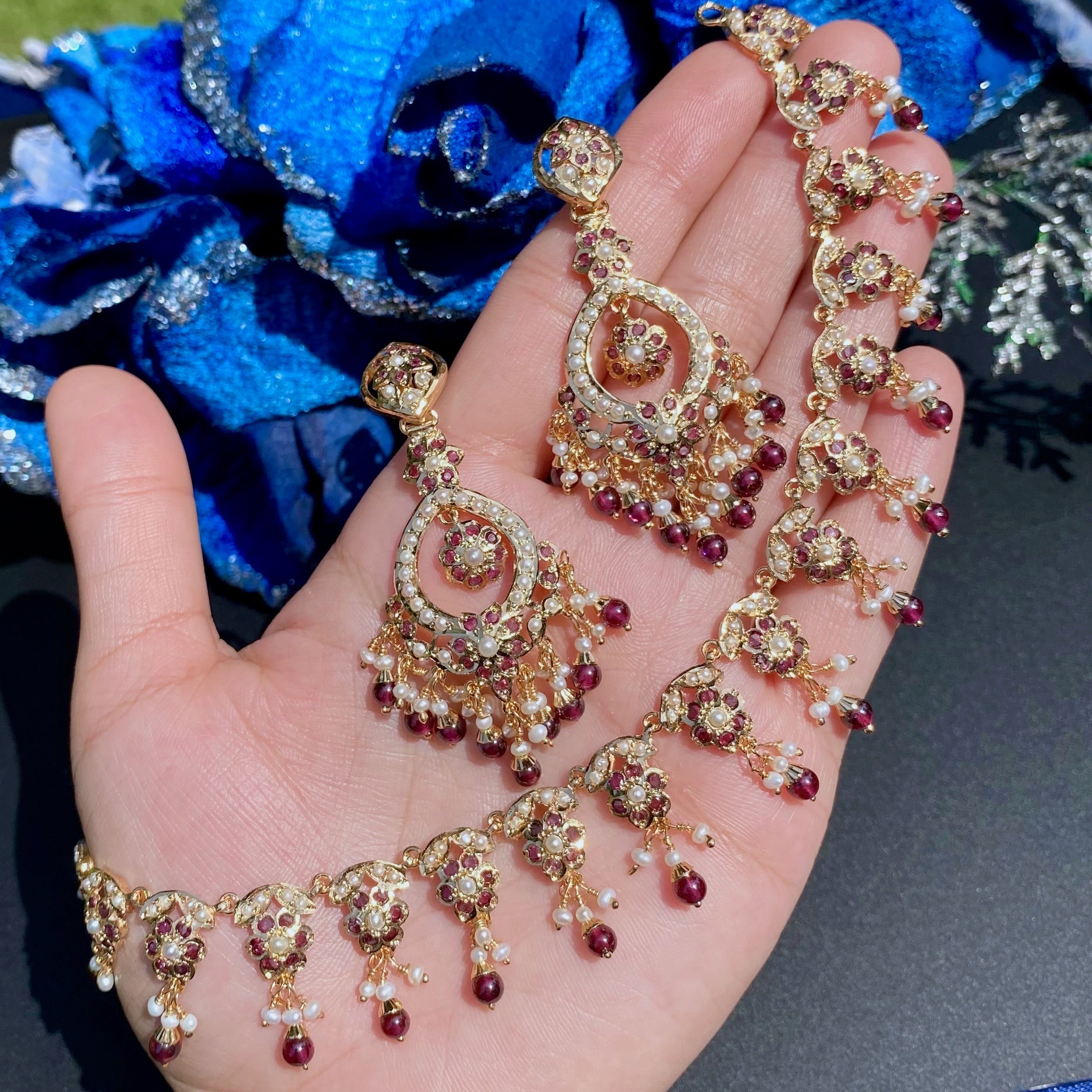 fashion jadau set