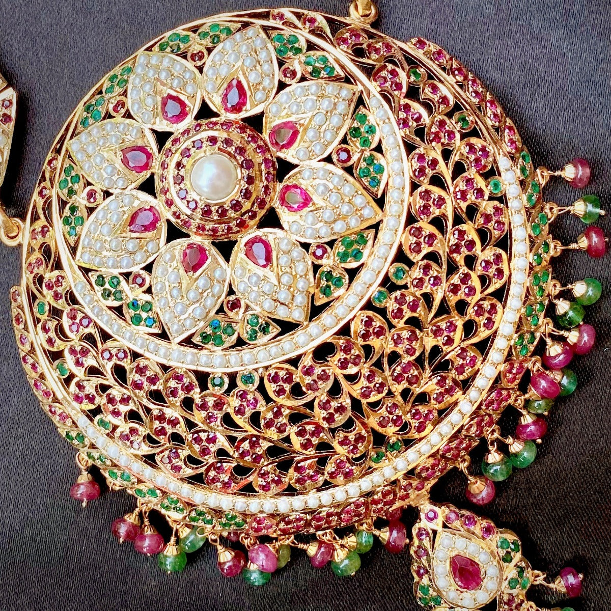 fashion indian rani haar for bride