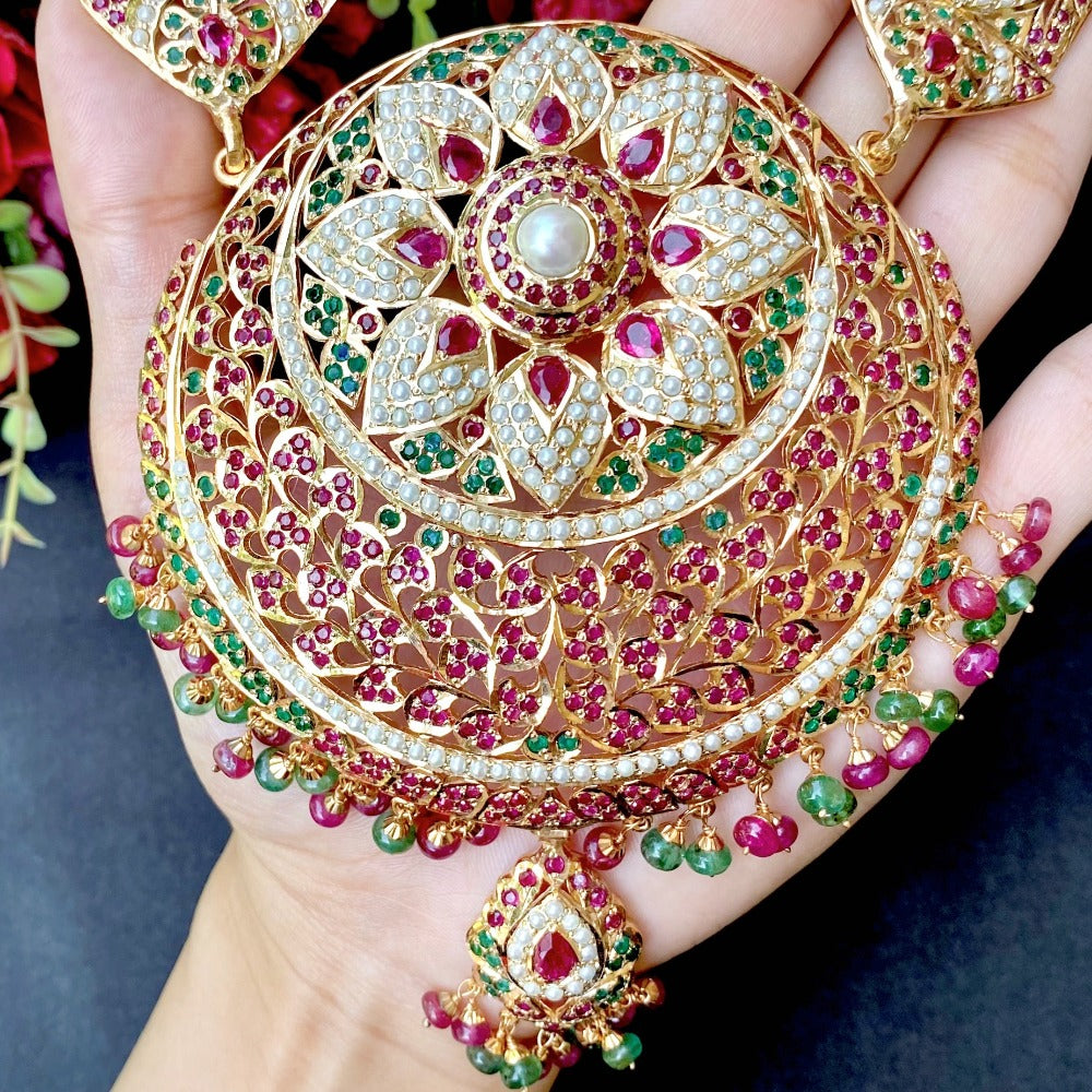 fashion indian rani haar for bride