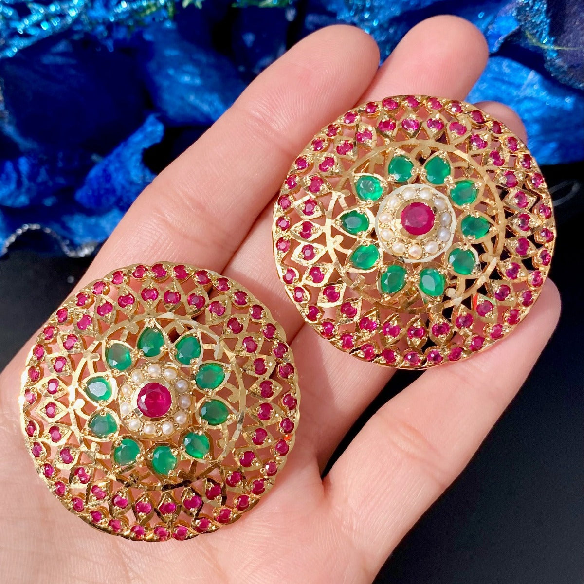 big multicolored jadau tops