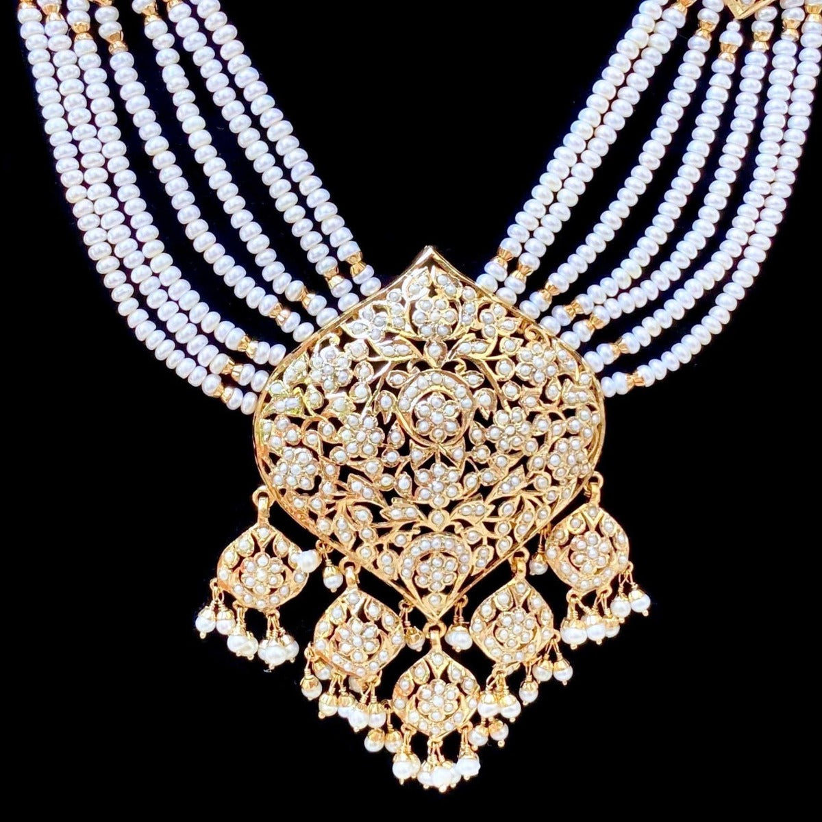 authentic pearls fashion indian rani haar