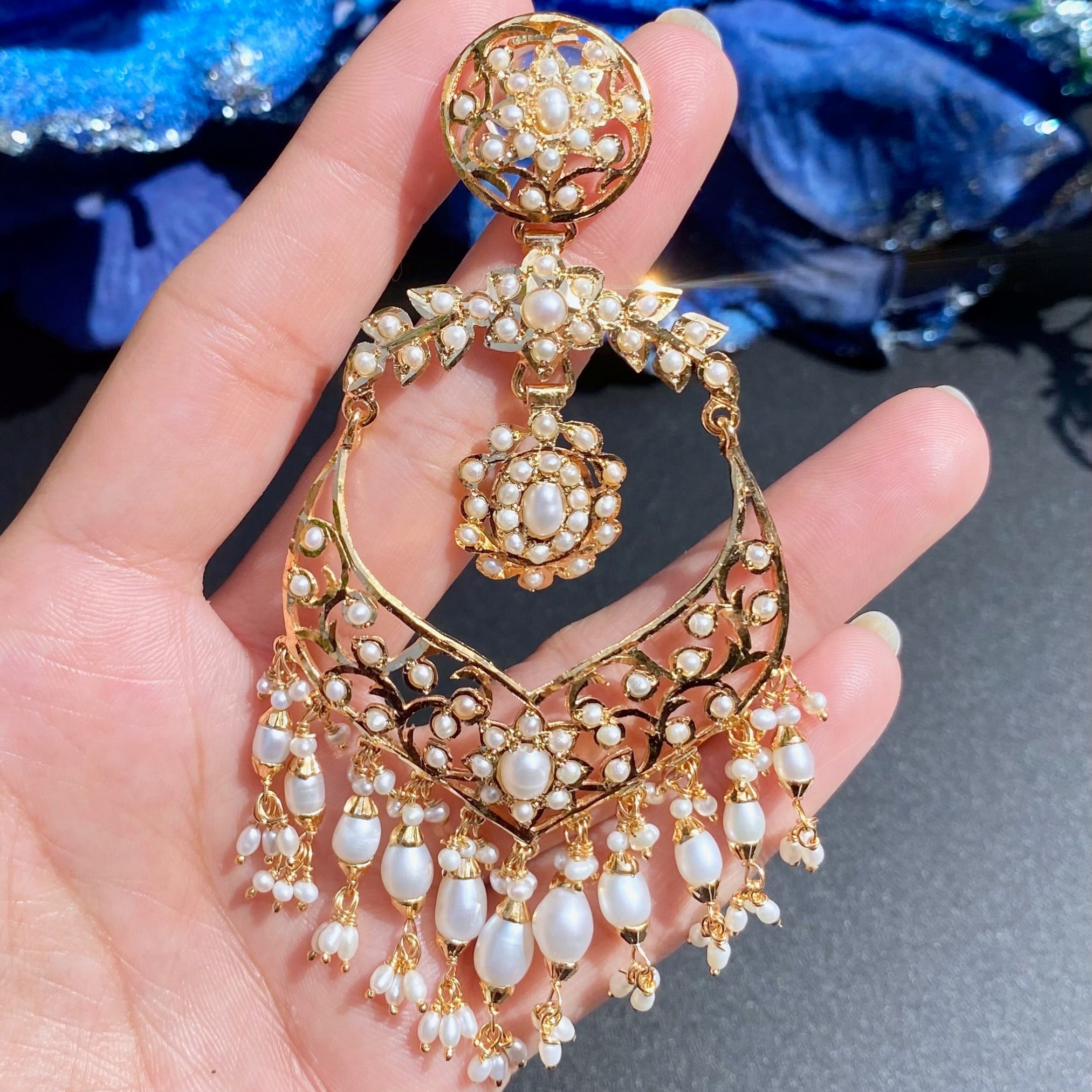 fashion chandbali earrings