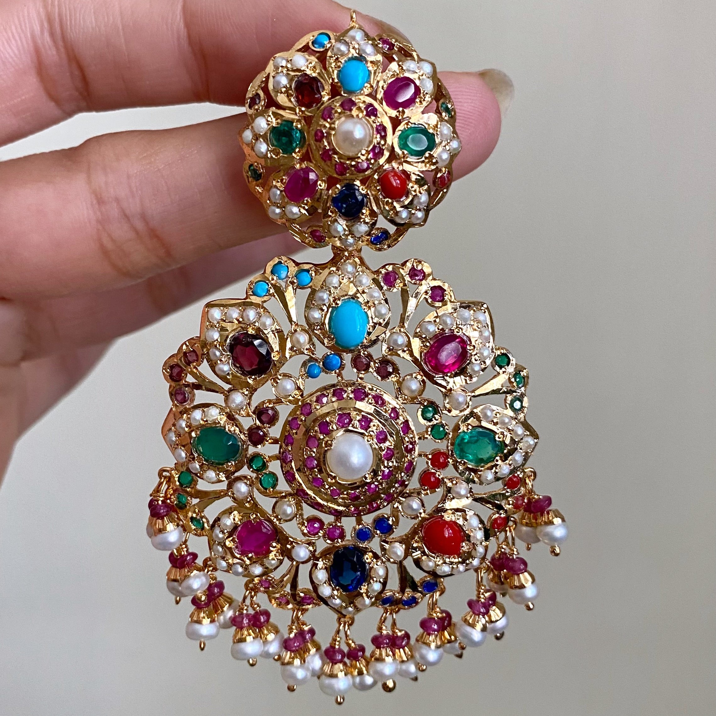 statement indian fashion earrings