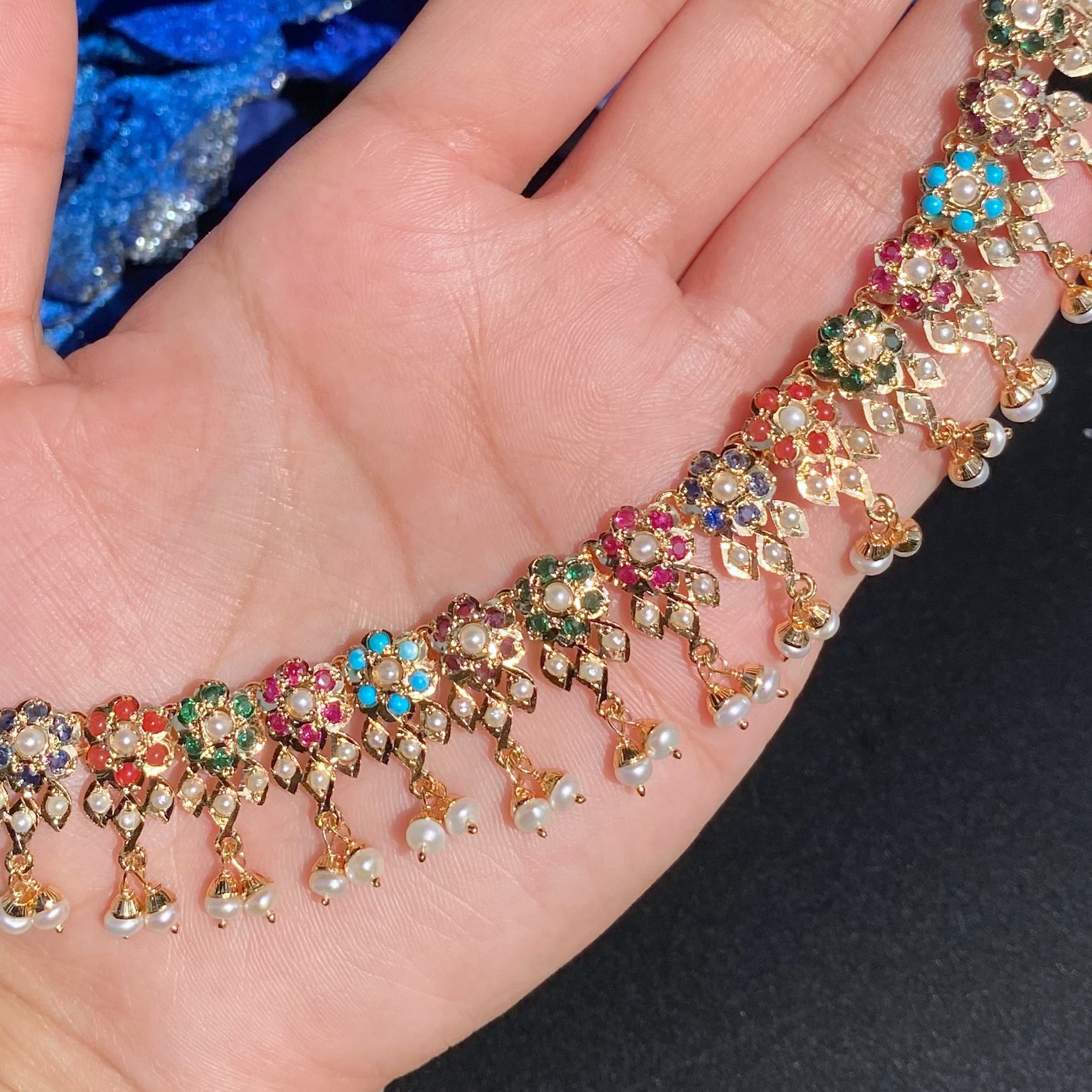 indian navaratna necklace