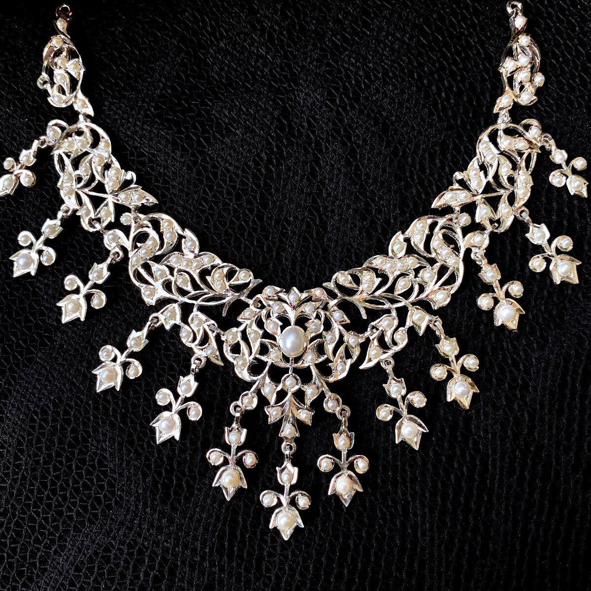 antique edwardian seed pearl jewellery