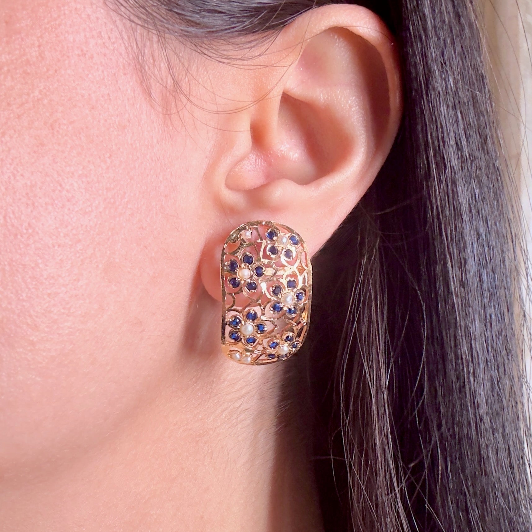 contemporary indian studs