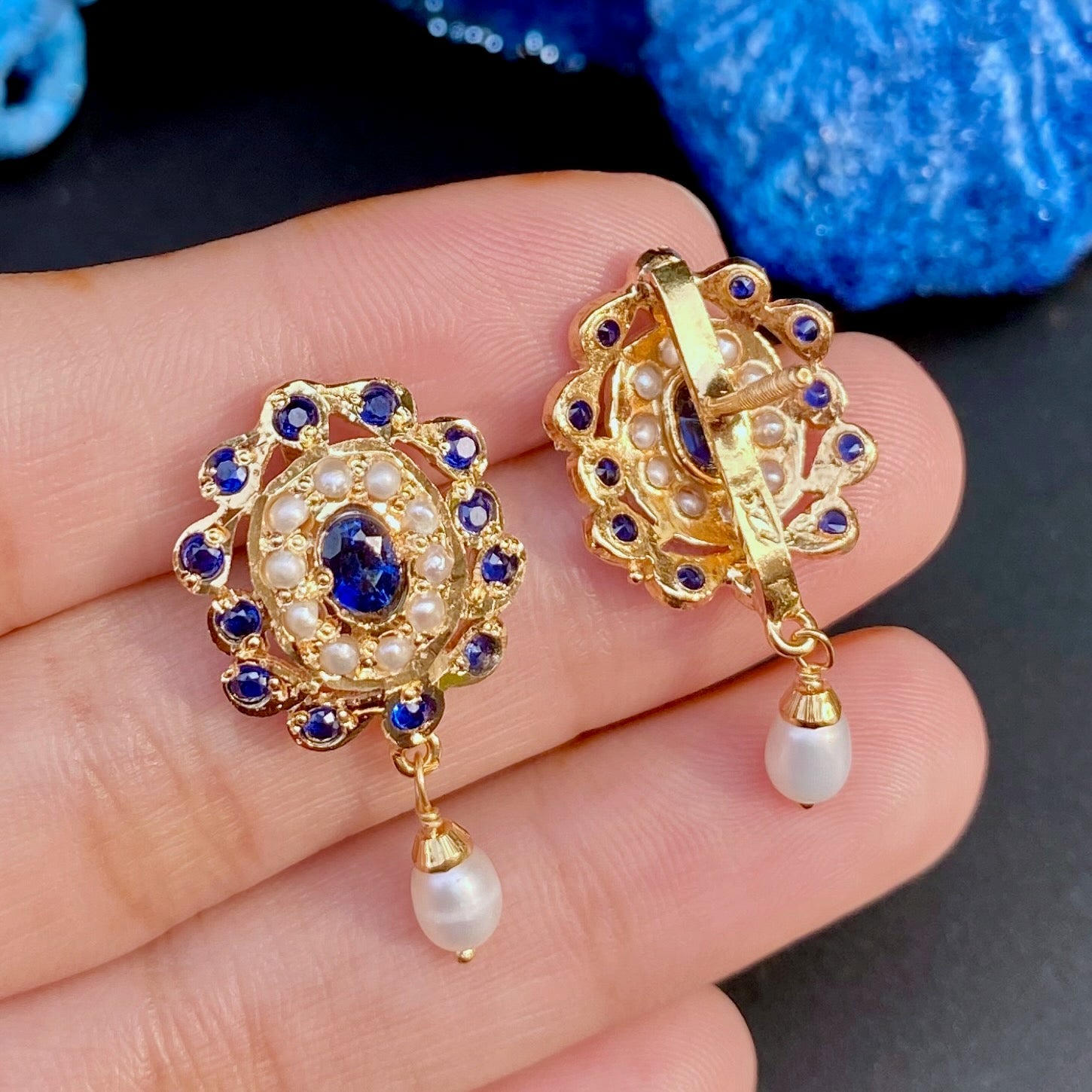 gold plated 925 silver studs