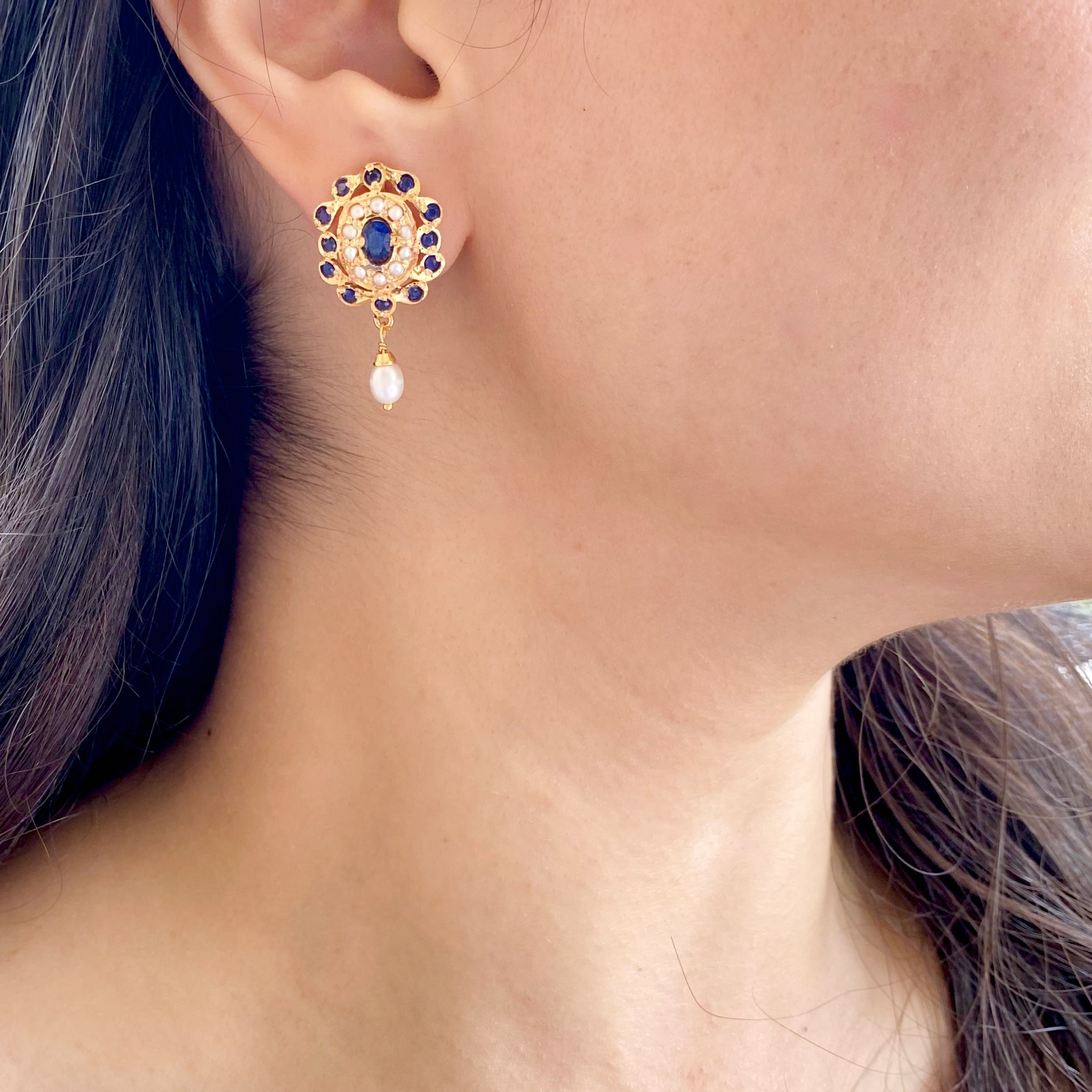 gold plated 925 silver studs